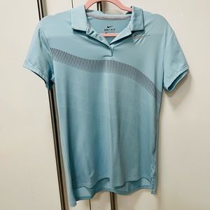 Nike Collared Shirt Light Blue Size Women’s XL